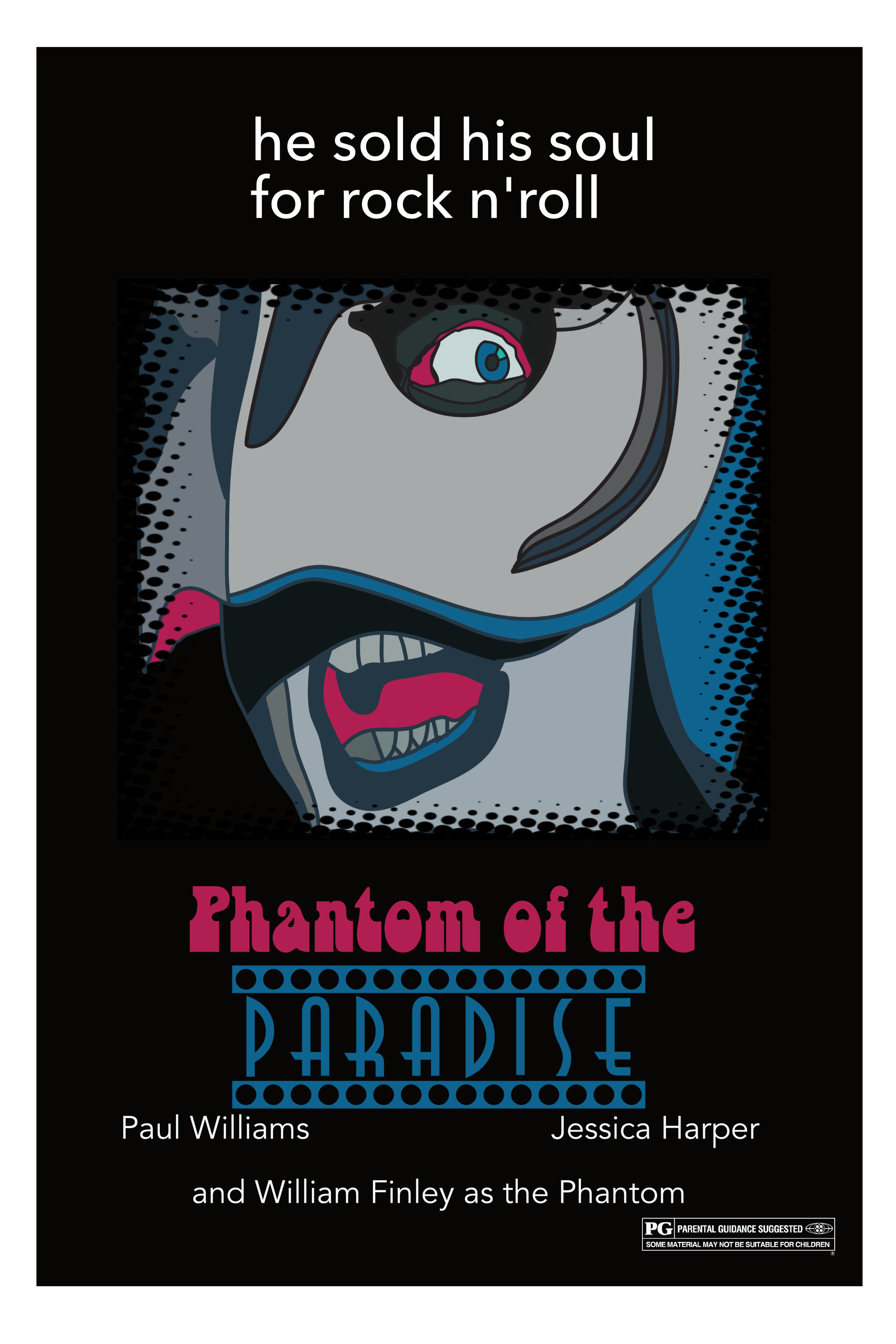 Phantom Of The Paradise Original Movie Poster –