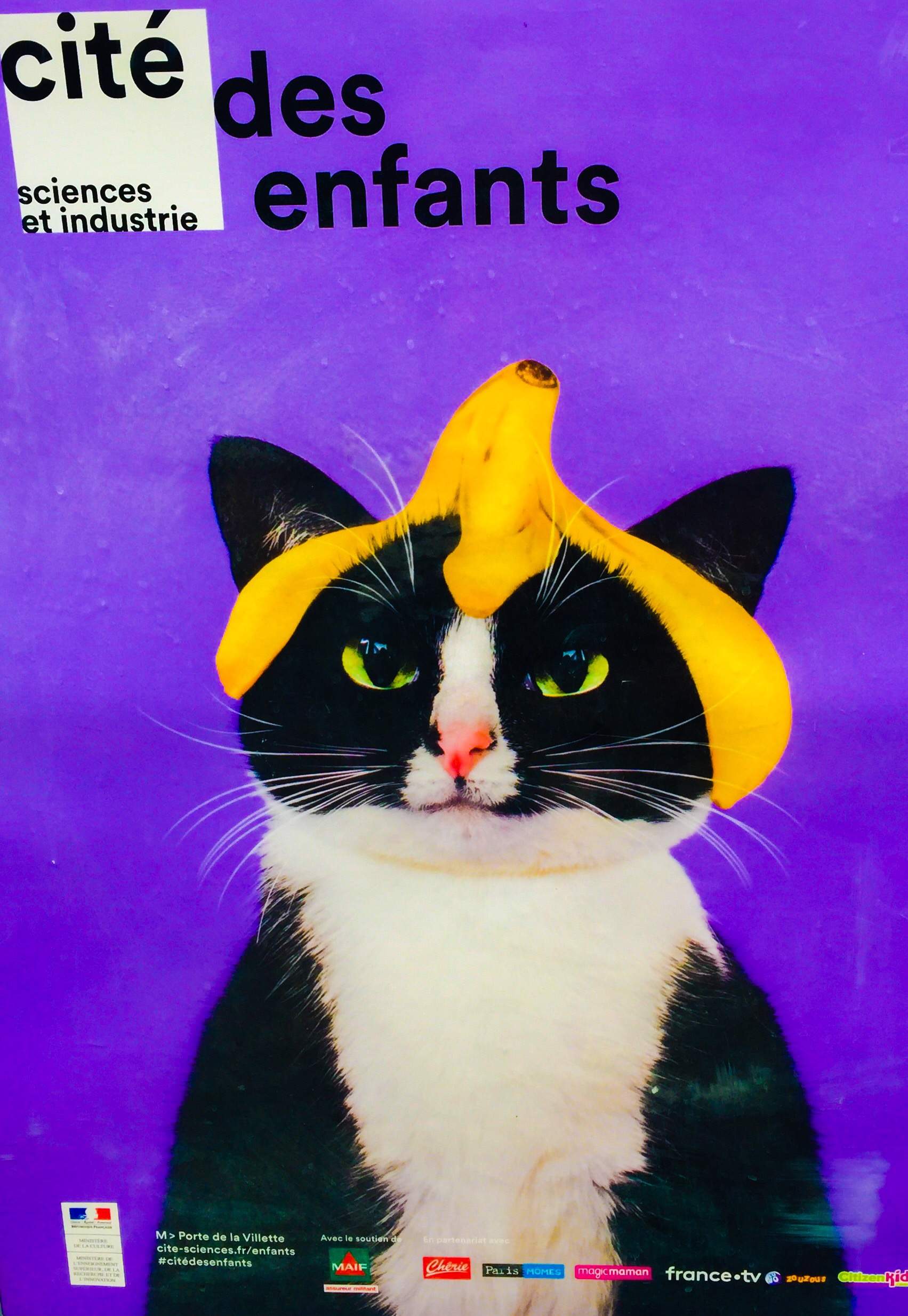 Hommage to poster,Cité des Enfants, Paris by Marian Lamb