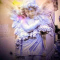 Haunted angel in pastel