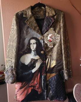 gothic wearable art festival coat 