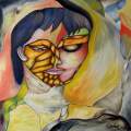 Woman in Sorrow oil on canvas 30’’x 24’’