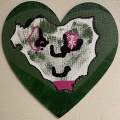 Smiley Green Heart 