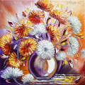 Flowers painting, Oil painting by Daniela Stoykova 