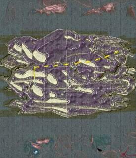 9 Yellow Bullion Knots