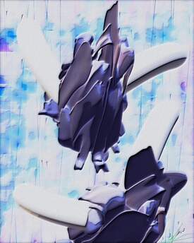 Chewed Grape Bubblicious in Flight