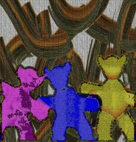 Court Bears Encirled by Northern Peruvian Lianas