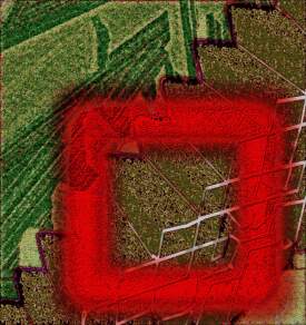 Neon Nectarine Square Over Harvest Stairs