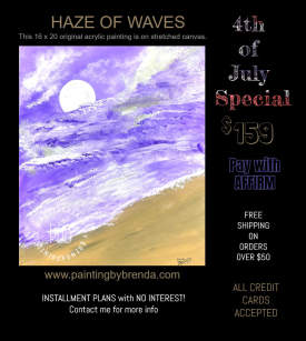 HAZE OF WAVES ORIGINAL PAINTING 