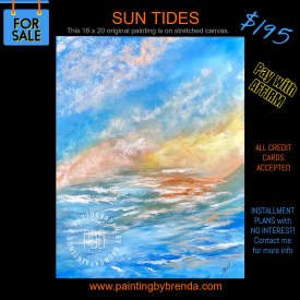 SUN TIDES ORIGINAL PAINTING