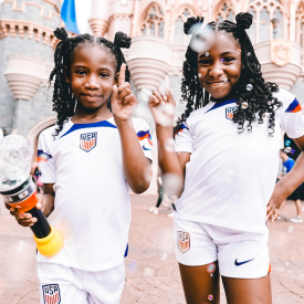 Kayce and Madison Brown experience Disney World With Team USA 
