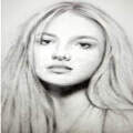 Charcoal Pencil Portrait