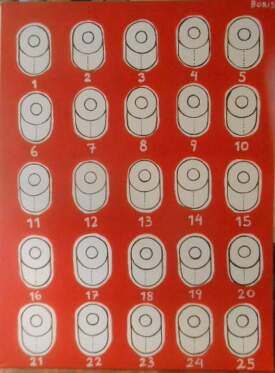 25 toilet paper rolls