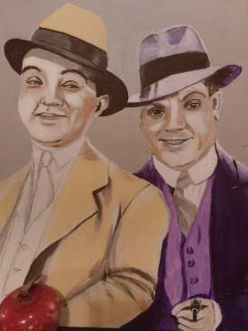 Edward G Robinson and James Cagney (Stars in 20's,30's,40's and 50's)