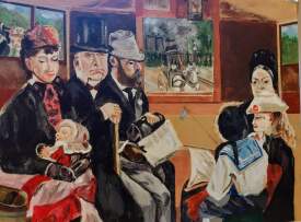 Family in a Carriage