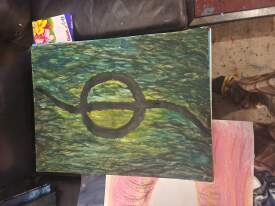 Phyrexian Infect aquerelle