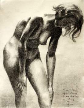 Model Study, after Laure Albin Guillot - 25-08-22