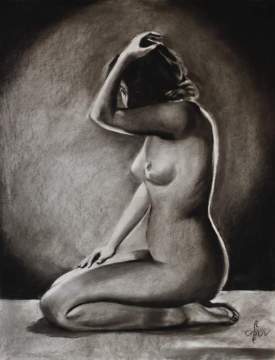 Prestudy to Sitting Nude by Jacob Merkelbach – 24-03-24