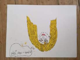 Rostro de maestra de plastica
