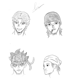 Random character sketches 1