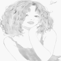 Referenced drawing from Pinterest 