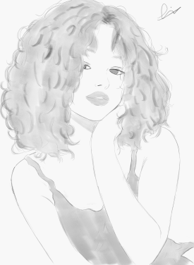 Referenced drawing from Pinterest 