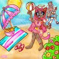 Gaby Sparkle Summer Art 
