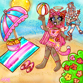Gaby Sparkle Summer Art 