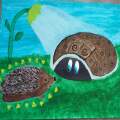 Schildkröte und Igel