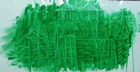 bambo wall