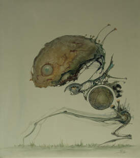 Détecteur, Oil on Canvas, 