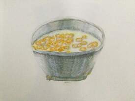 A bowl of cereal 