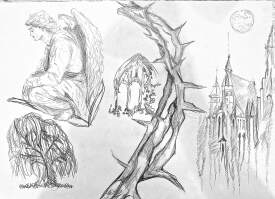 Angel near god