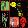 BobaFett Comic Art montage