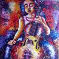 Girl with a cello