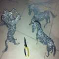 Hand made wire horse