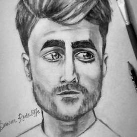 Sketch of Daniel Radcliffe