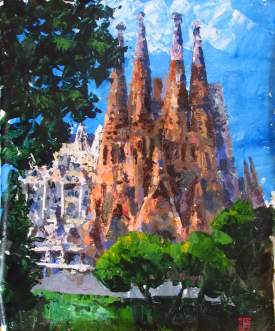 Barcelona. La Sagrada Familia.