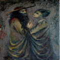 Rabbi & Love.- painting
