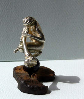 musician...silver figurine