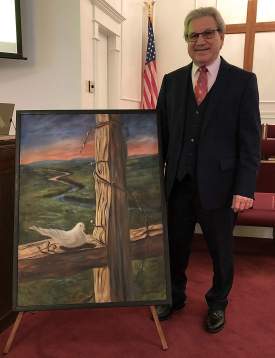 A New Home For 'Dove On The Cross'