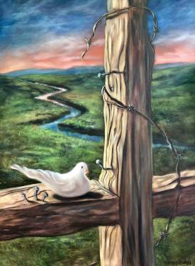 Dove On A Cross