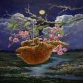 Pufferfish Teapot And Cherry Blossoms 
