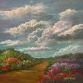 Of Summertime Clouds, Puddles And Flowers 