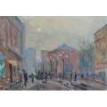 Impressionist Painting *Arbat Street, Moskow* V.Barhatkov !