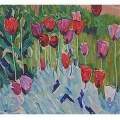 Impressionist Painting *Tulips* Signed, V.Barhatkov !