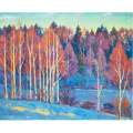 mpressionist Painting *Winter Melodie* Signed, V.Barhatkov !