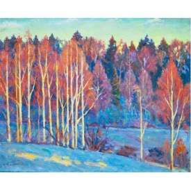 mpressionist Painting *Winter Melodie* Signed, V.Barhatkov !