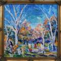 Great Impressionist Painting *Park in Statesboro * V. Barhatkov !