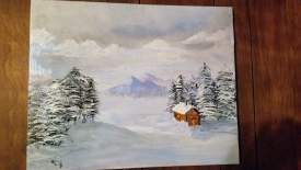 Winter cabin