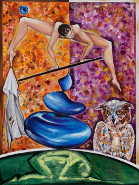 Balance (oil on canvas)